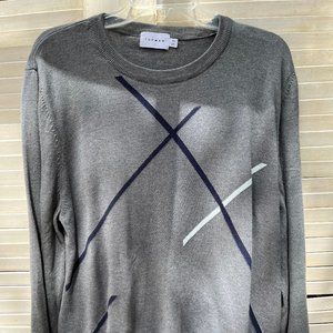 Topman XXL Men's Gray Sweater